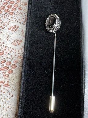Vintage Sarah Coventry Hematite Stick Pin